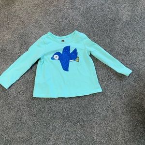 Tea Collection long sleeve puffin shirt 18-24m